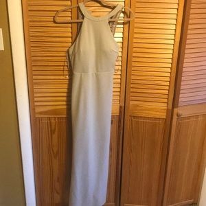 Lulus Grey Bridemaid dress